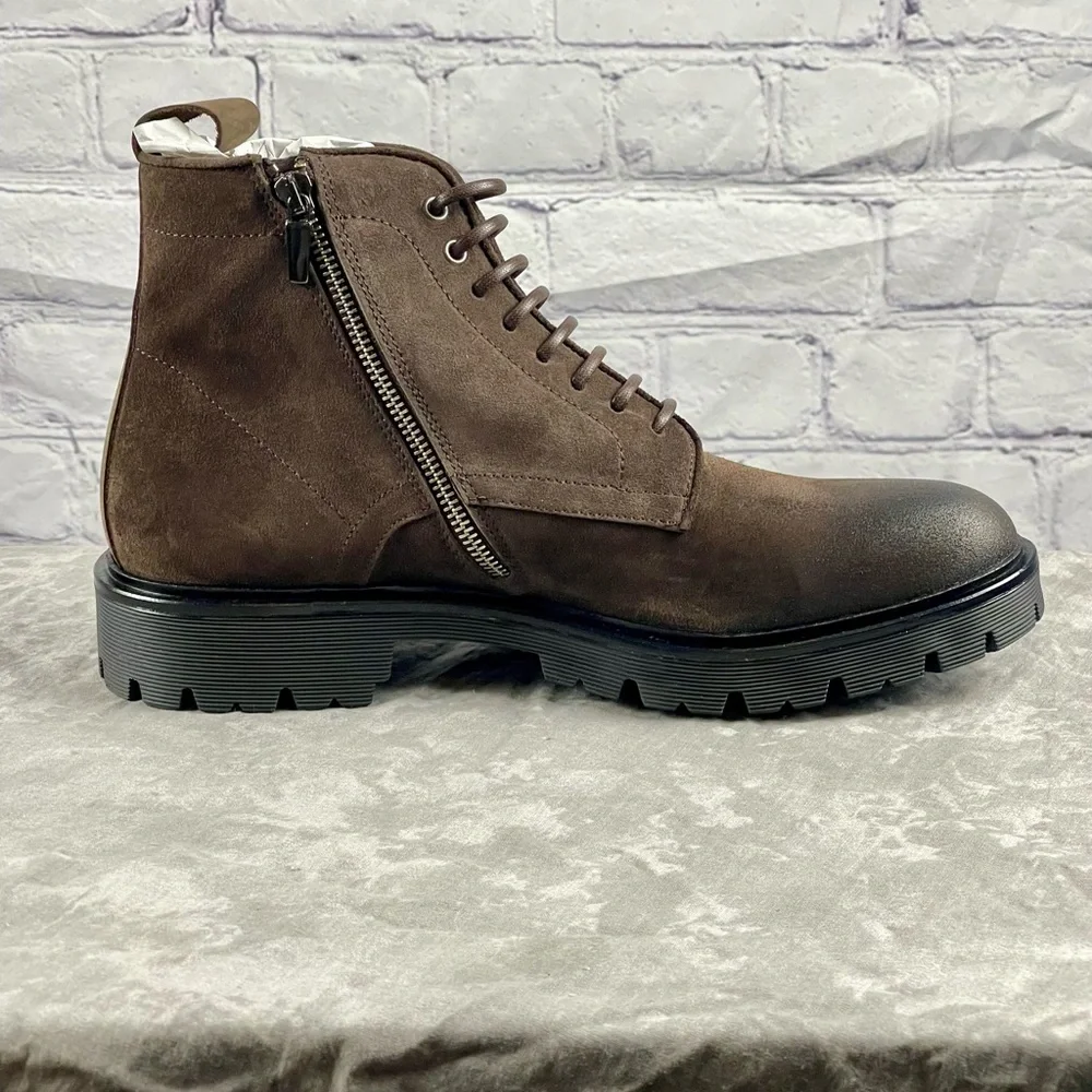 NWB Good Man Italian leather &Suede Boot Size 10.5